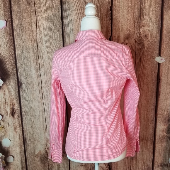 Vineyard Vines pink gingham button down sh… - Picture 3 of 7